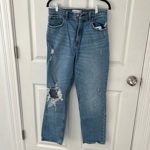 Abercrombie and Fitch the 90s Straight Ultra High Rise Jeans